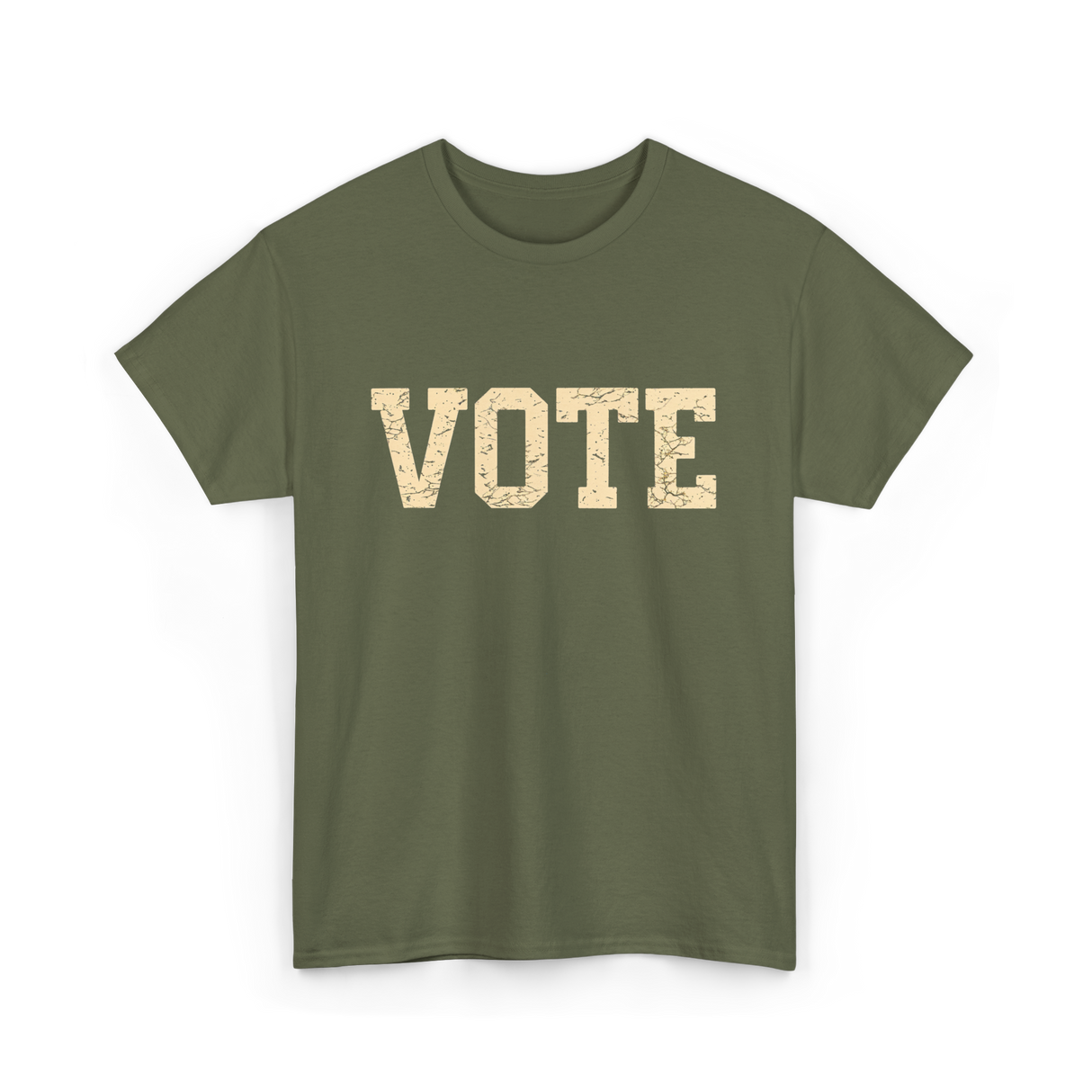 Vote Civic Action Election 2024 T-Shirt - Military Green