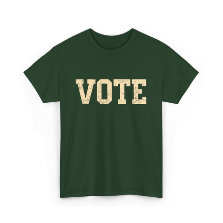 Vote Civic Action Election 2024 T-Shirt - Forest Green