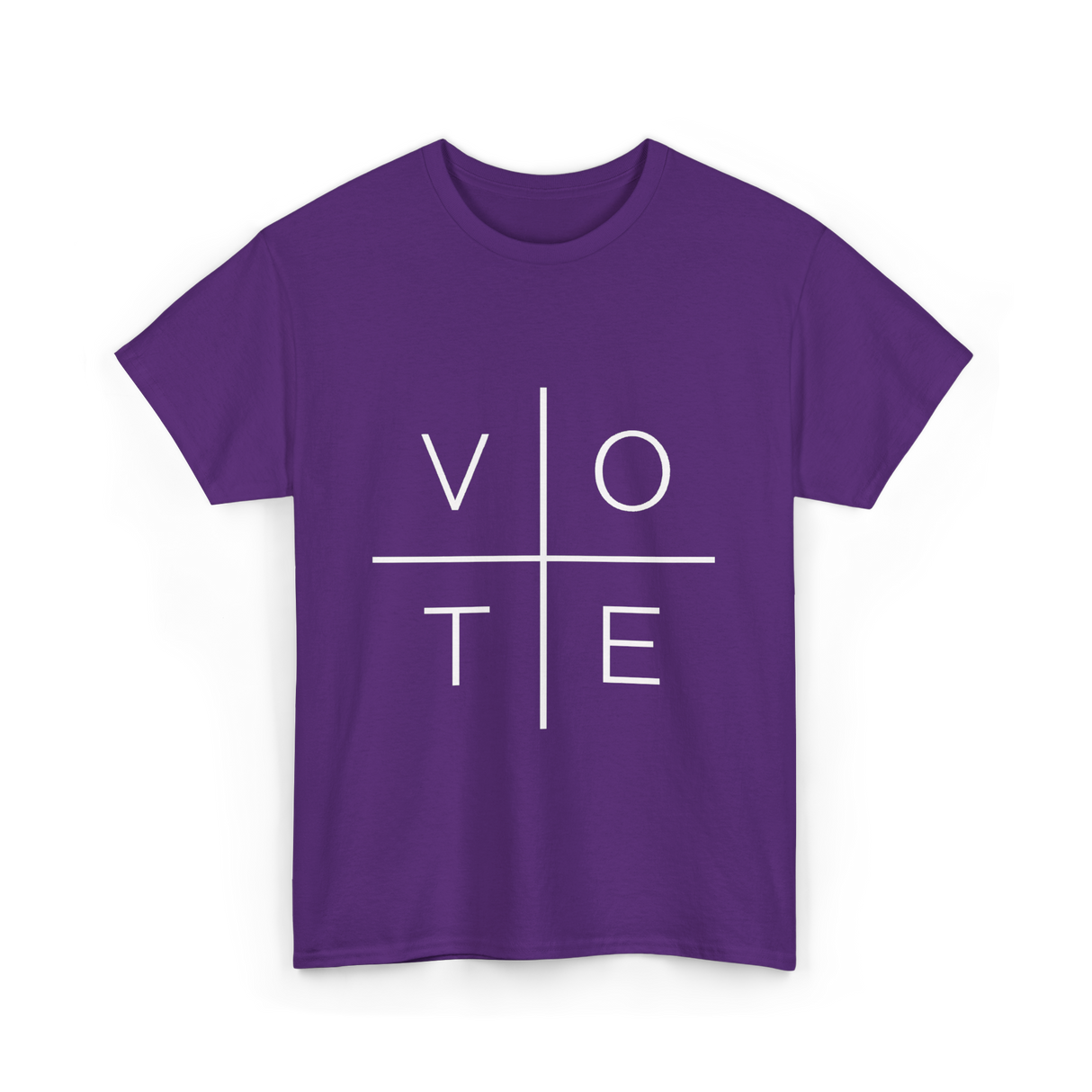 Vote Civic Engagement T-Shirt - Purple