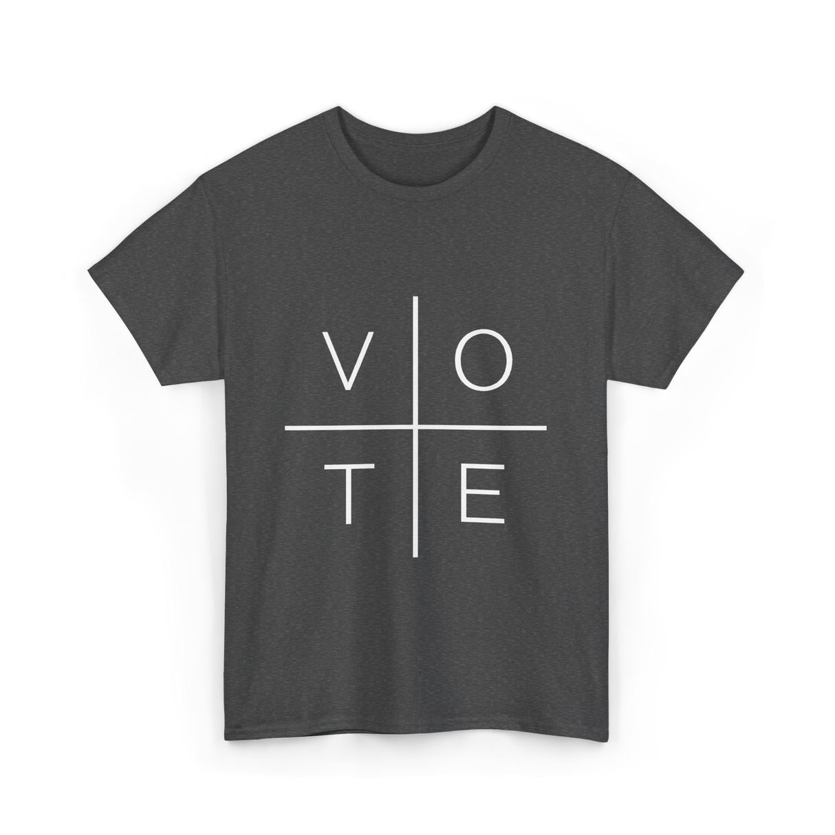 Vote Civic Engagement T-Shirt - Dark Heather