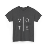 Vote Civic Engagement T-Shirt - Dark Heather