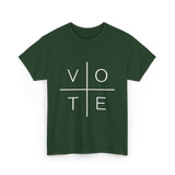 Vote Civic Engagement T-Shirt - Forest Green