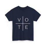 Vote Civic Engagement T-Shirt - Navy