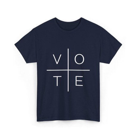 Vote Civic Engagement T-Shirt - Navy