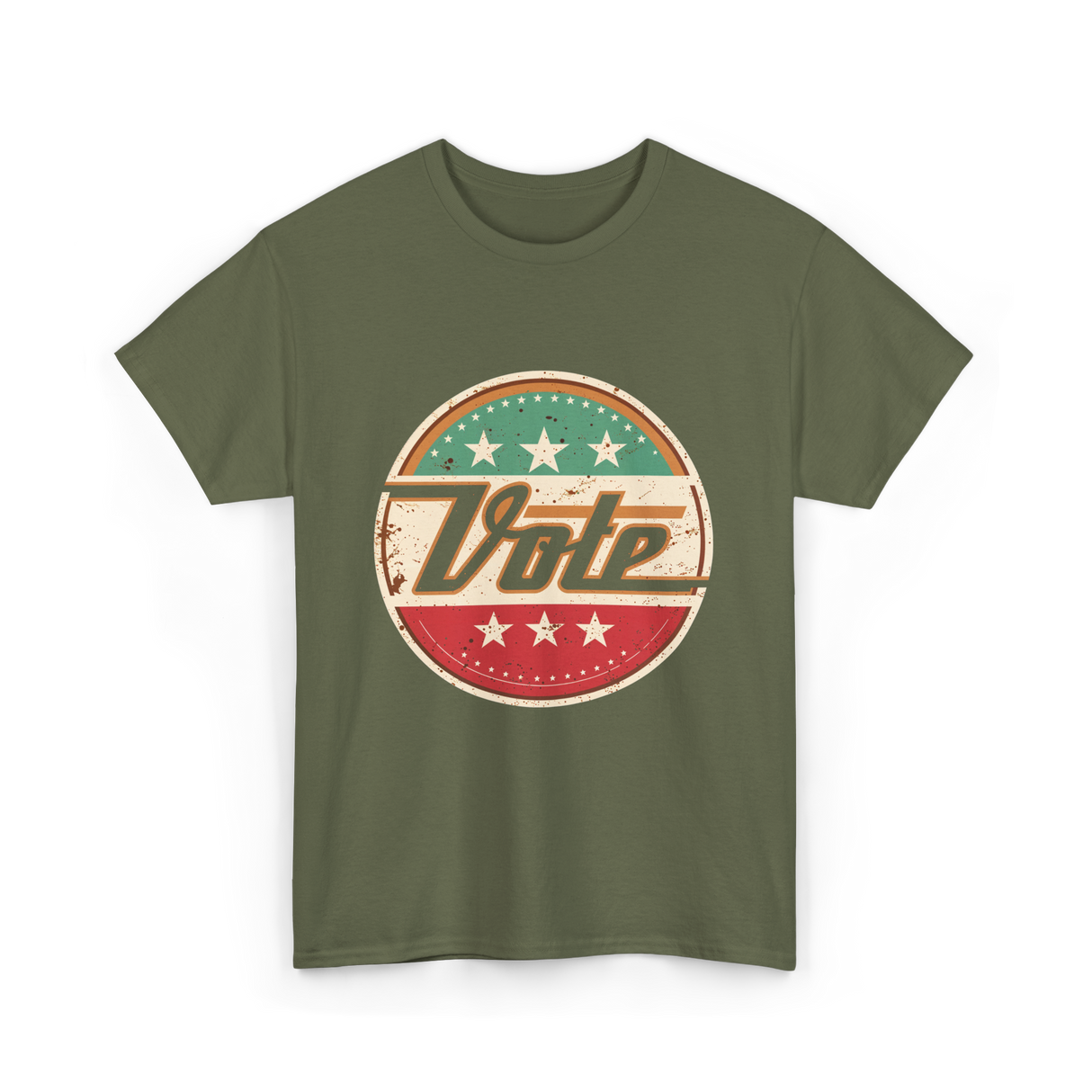 Vote Election Rights Voter T-Shirt - Military Green