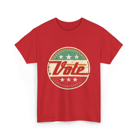 Vote Election Rights Voter T-Shirt - Red