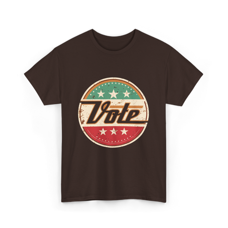 Vote Election Rights Voter T-Shirt - Dark Chocolate