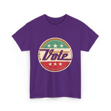 Vote Election Rights Voter T-Shirt - Purple