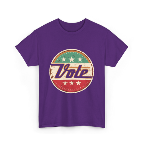 Vote Election Rights Voter T-Shirt - Purple