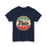 Vote Election Rights Voter T-Shirt - Navy