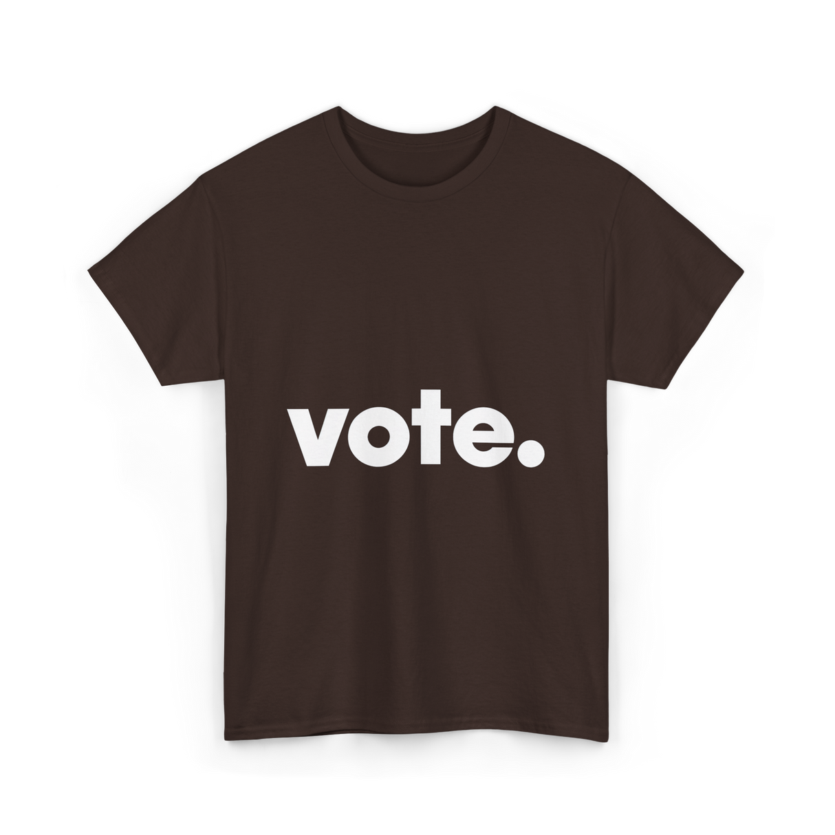 Vote Election Voting T-Shirt - Dark Chocolate