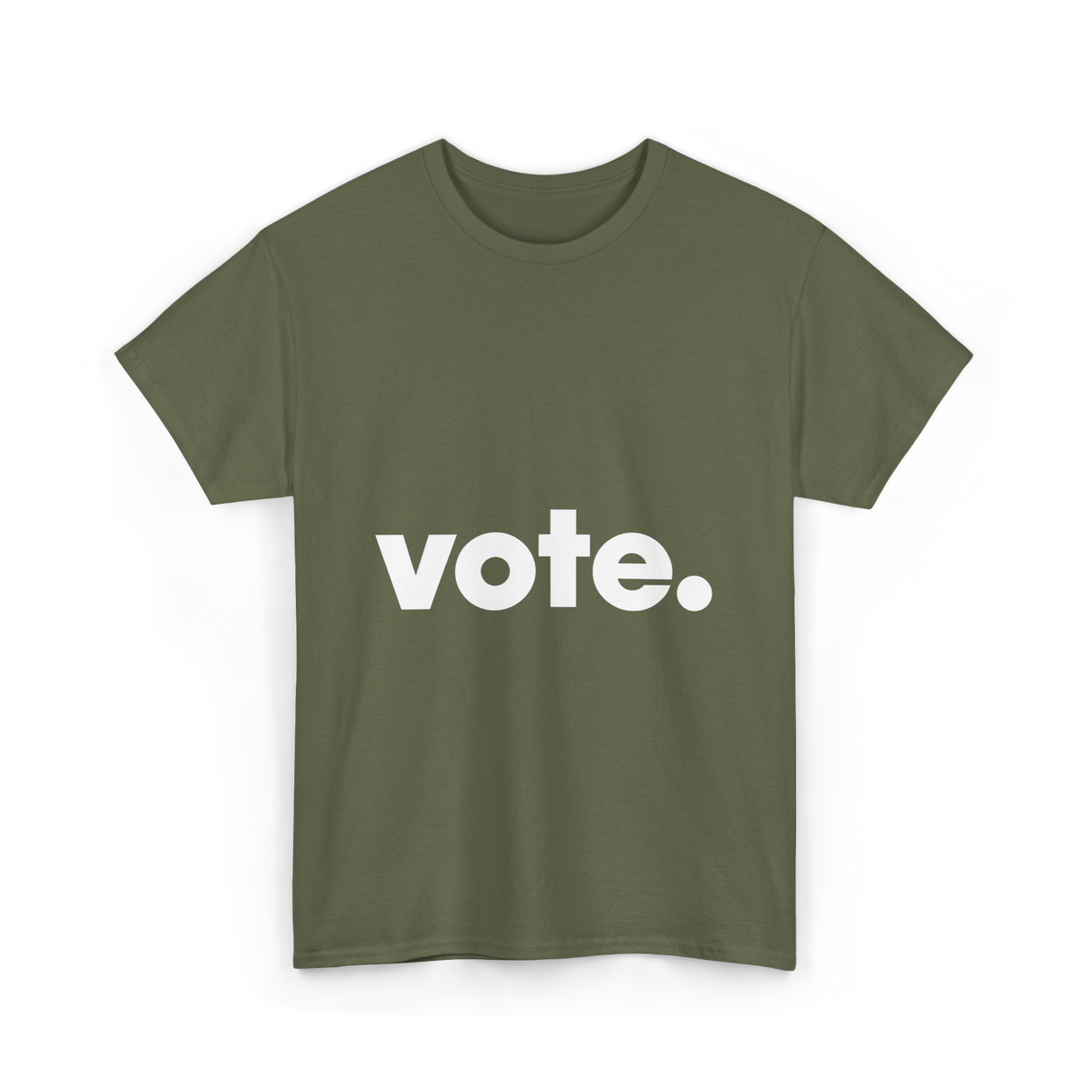 Vote Election Voting T-Shirt - Military Green