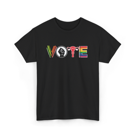 Vote Equality Activism T-Shirt - Black