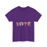 Vote Equality Activism T-Shirt - Purple