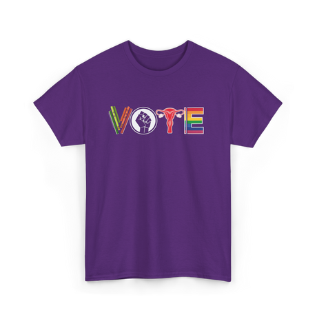 Vote Equality Activism T-Shirt - Purple