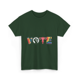 Vote Equality Activism T-Shirt - Forest Green