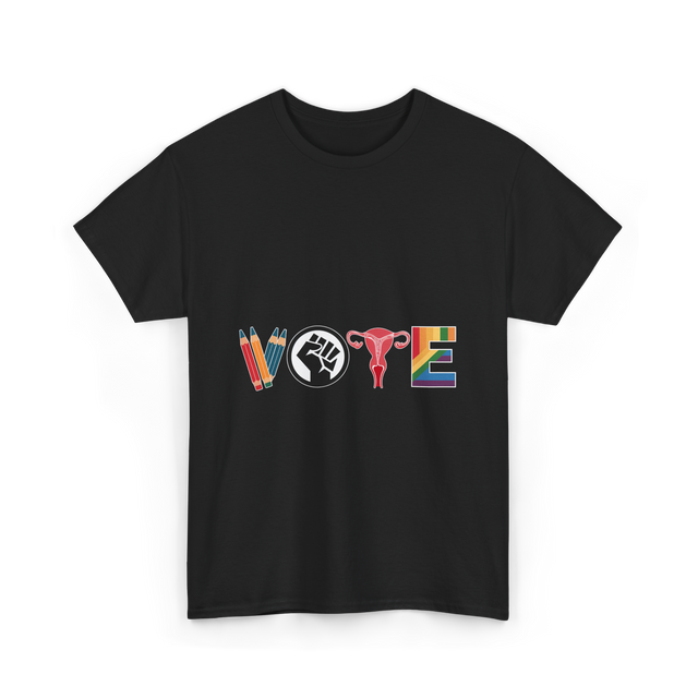 Vote Equality Activism T-Shirt - Black