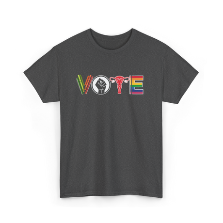 Vote Equality Activism T-Shirt - Dark Heather