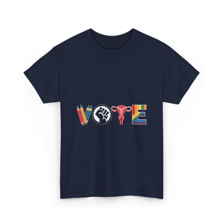 Vote Equality Activism T-Shirt - Navy