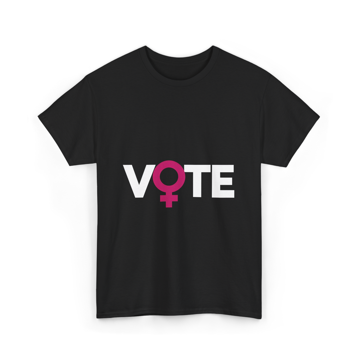 Vote Female Voter Rights T-Shirt - Black