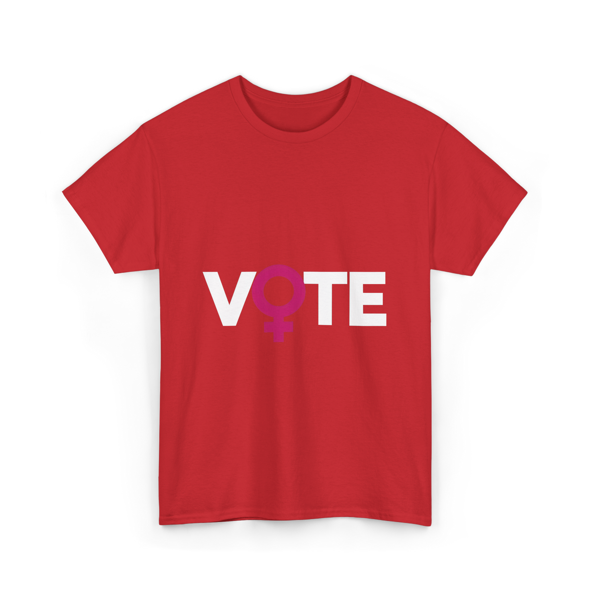 Vote Female Voter Rights T-Shirt - Red