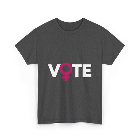 Vote Female Voter Rights T-Shirt - Dark Heather