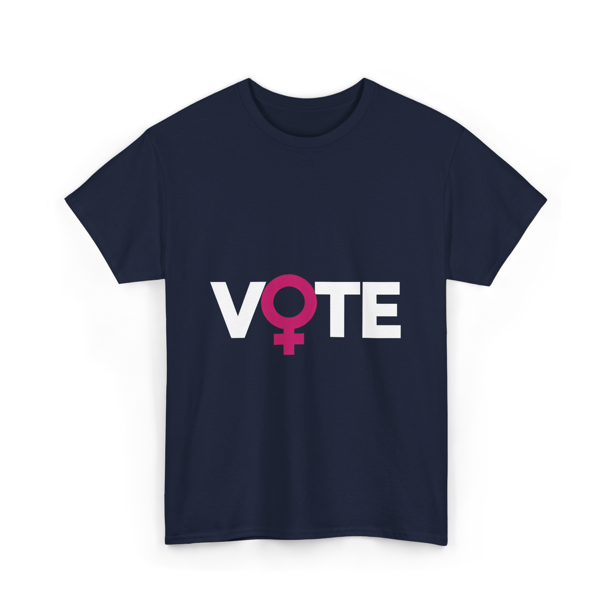 Vote Female Voter Rights T-Shirt - Navy