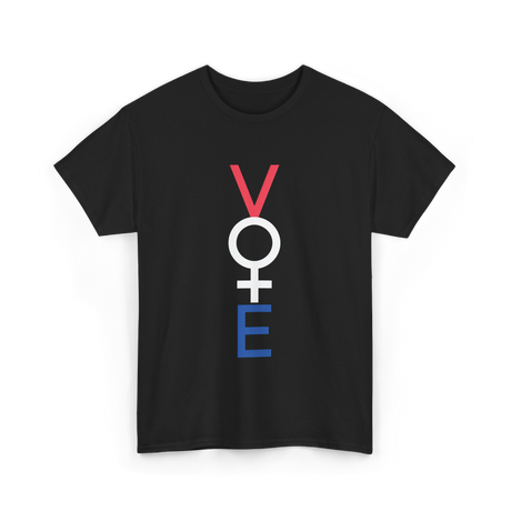 Vote Feminist Equality T-Shirt - Black