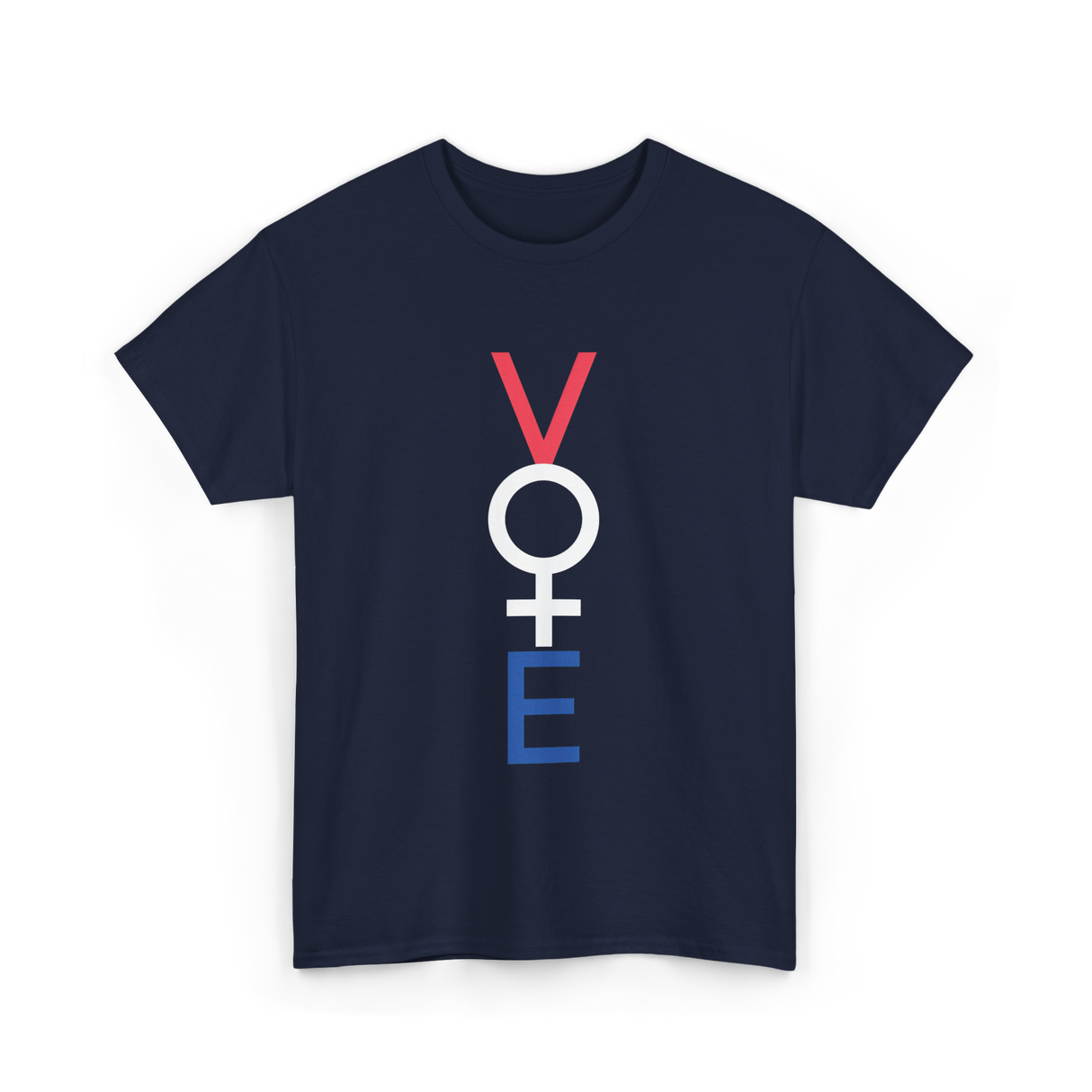 Vote Feminist Equality T-Shirt - Navy