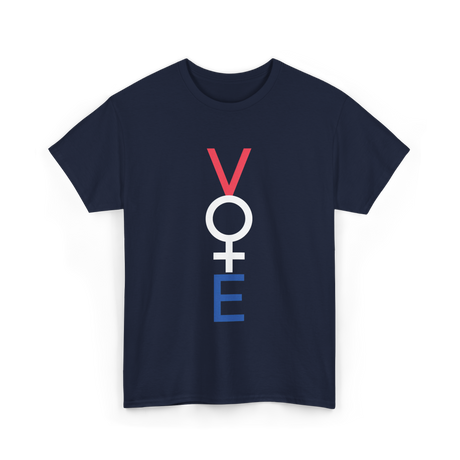 Vote Feminist Equality T-Shirt - Navy