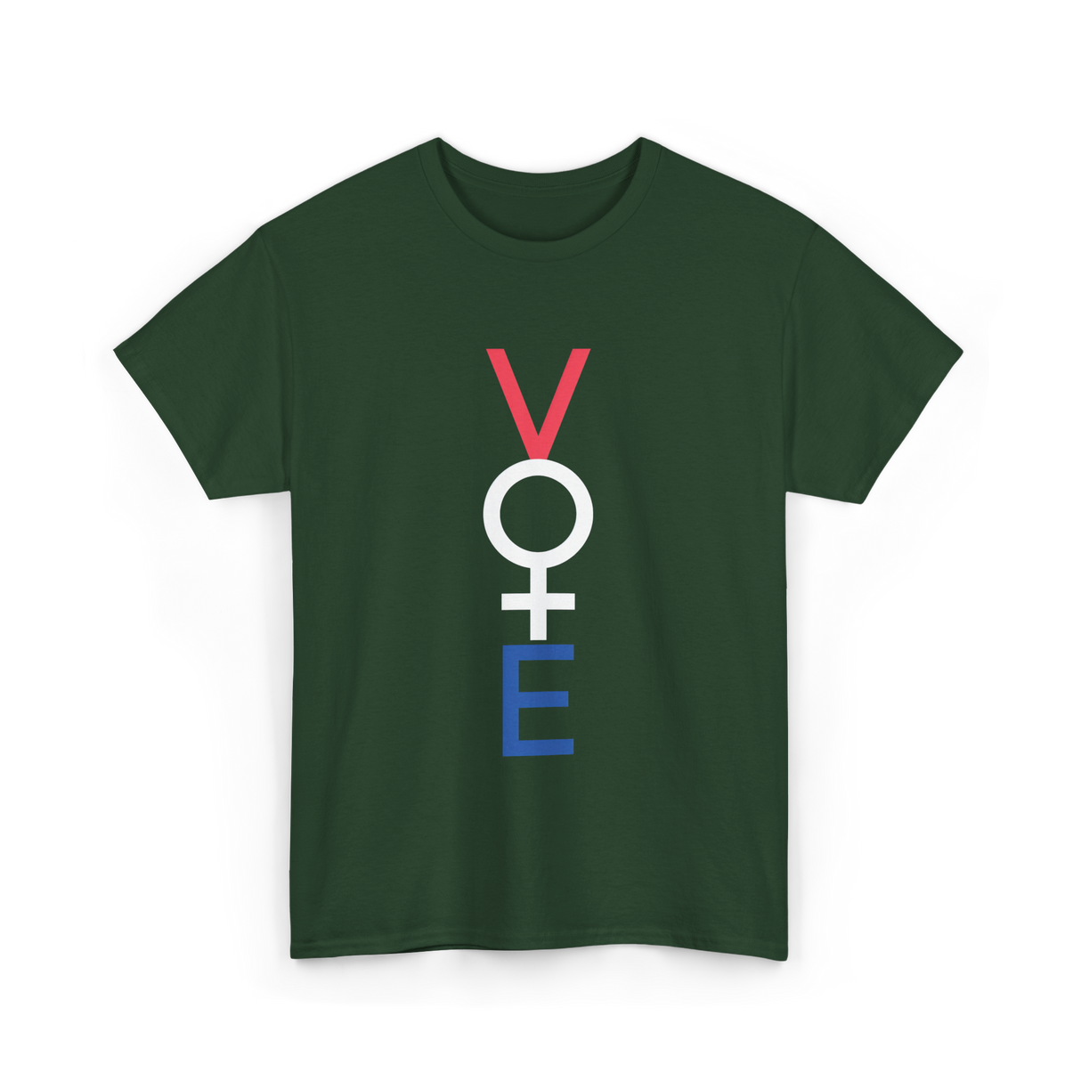 Vote Feminist Equality T-Shirt - Forest Green