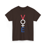 Vote Feminist Equality T-Shirt - Dark Chocolate