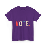 Vote Graphic Voting Rights T-Shirt - Purple