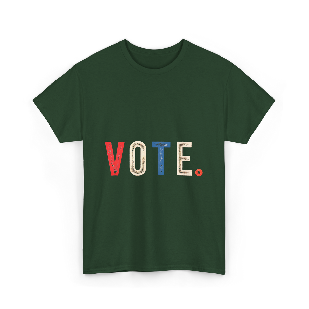 Vote Graphic Voting Rights T-Shirt - Forest Green