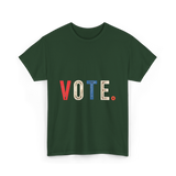 Vote Graphic Voting Rights T-Shirt - Forest Green