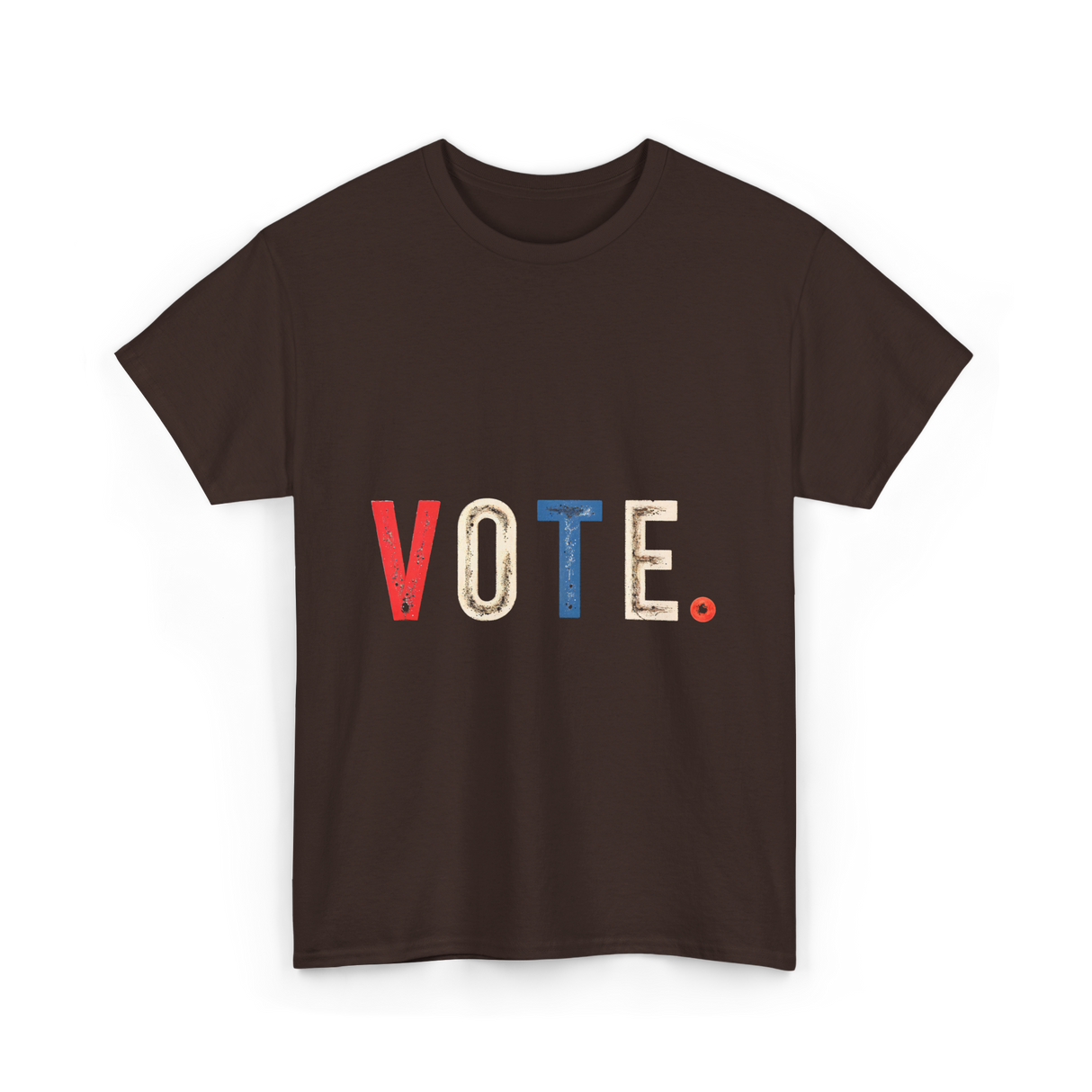 Vote Graphic Voting Rights T-Shirt - Dark Chocolate