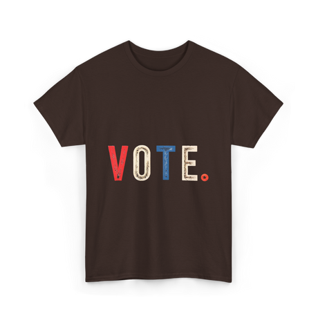 Vote Graphic Voting Rights T-Shirt - Dark Chocolate