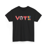 Vote Ovaries Feminist Activism T-Shirt - Black