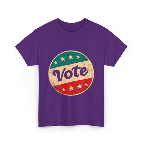 Vote Political Activism Rights T-Shirt - Purple