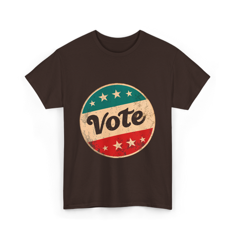 Vote Political Activism Rights T-Shirt - Dark Chocolate