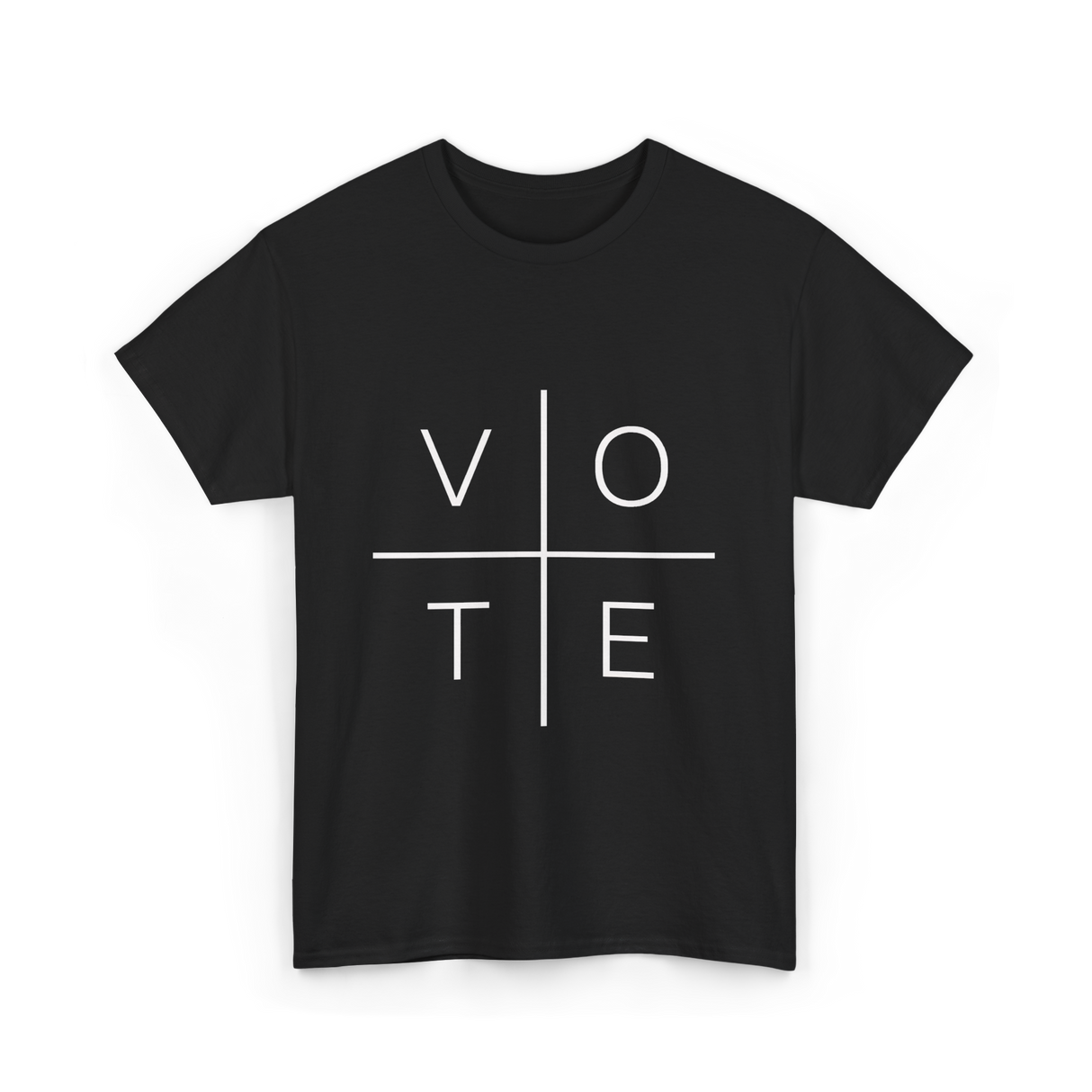 Vote Political Activism T-Shirt - Black