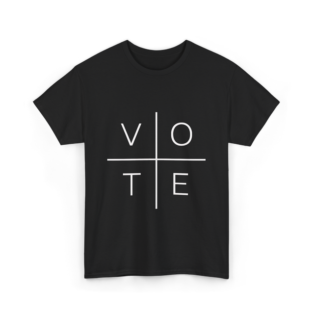 Vote Political Activism T-Shirt - Black