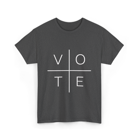 Vote Political Activism T-Shirt - Dark Heather