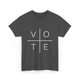 Vote Political Activism T-Shirt - Dark Heather