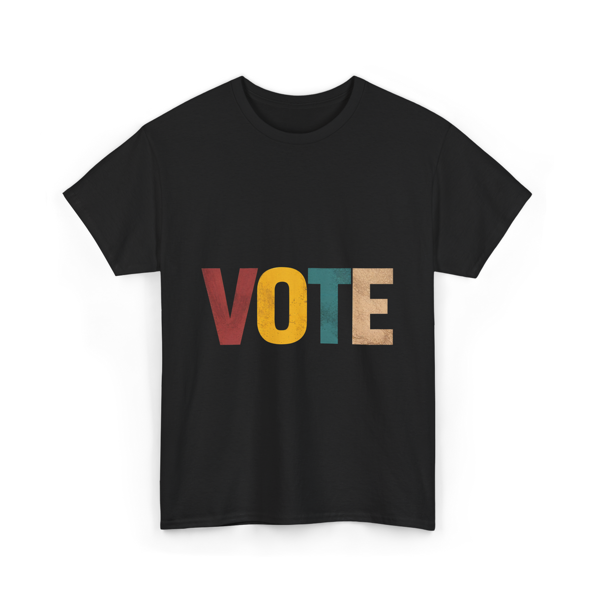 Vote Retro Voting Rights T-Shirt - Black