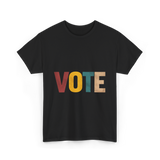 Vote Retro Voting Rights T-Shirt - Black