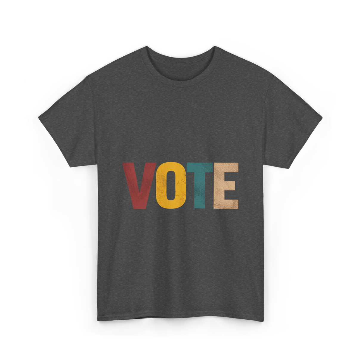 Vote Retro Voting Rights T-Shirt - Dark Heather