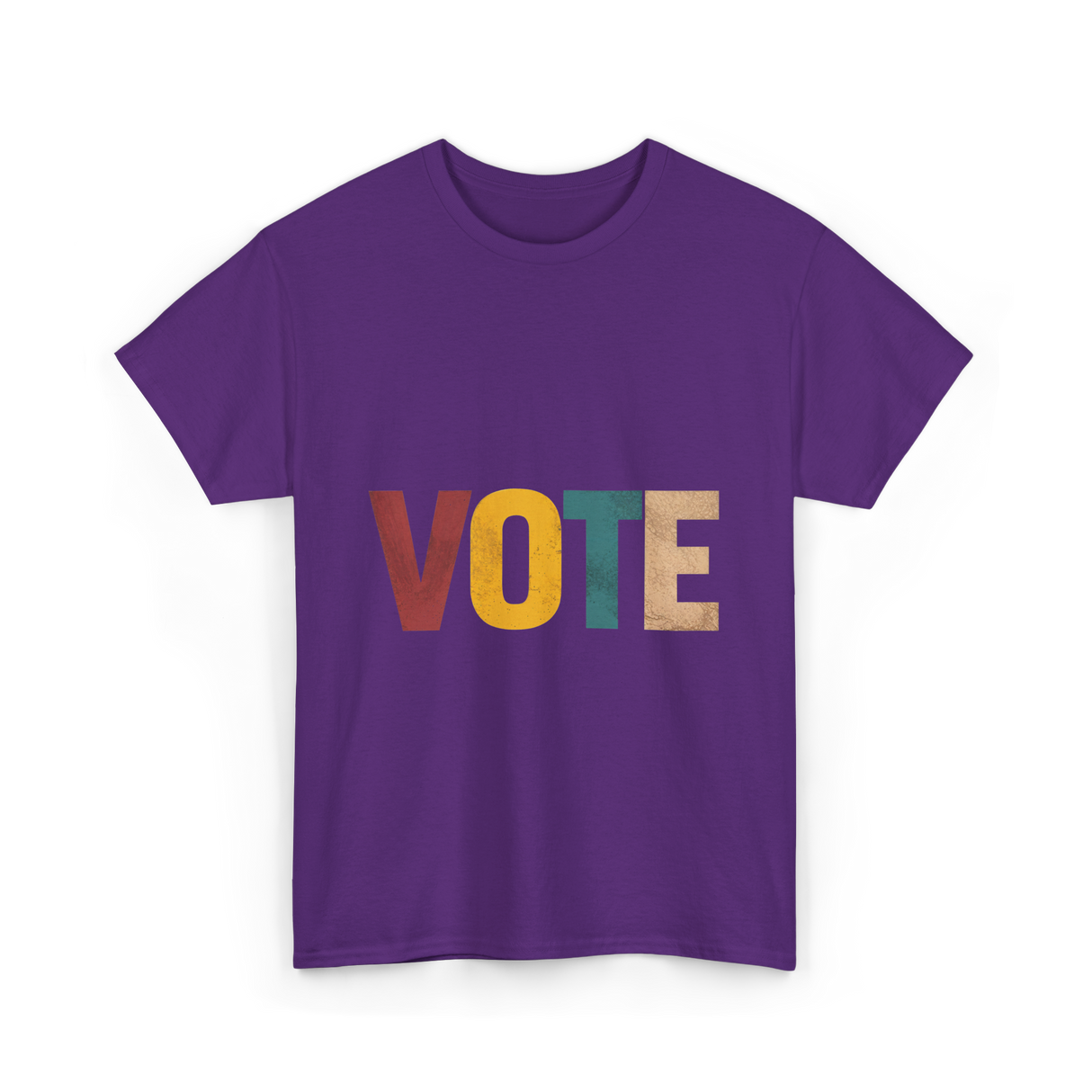 Vote Retro Voting Rights T-Shirt - Purple