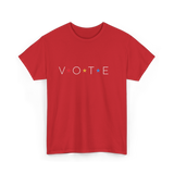 Vote Stars 2024 Election T-Shirt - Red