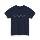 Vote Stars 2024 Election T-Shirt - Navy